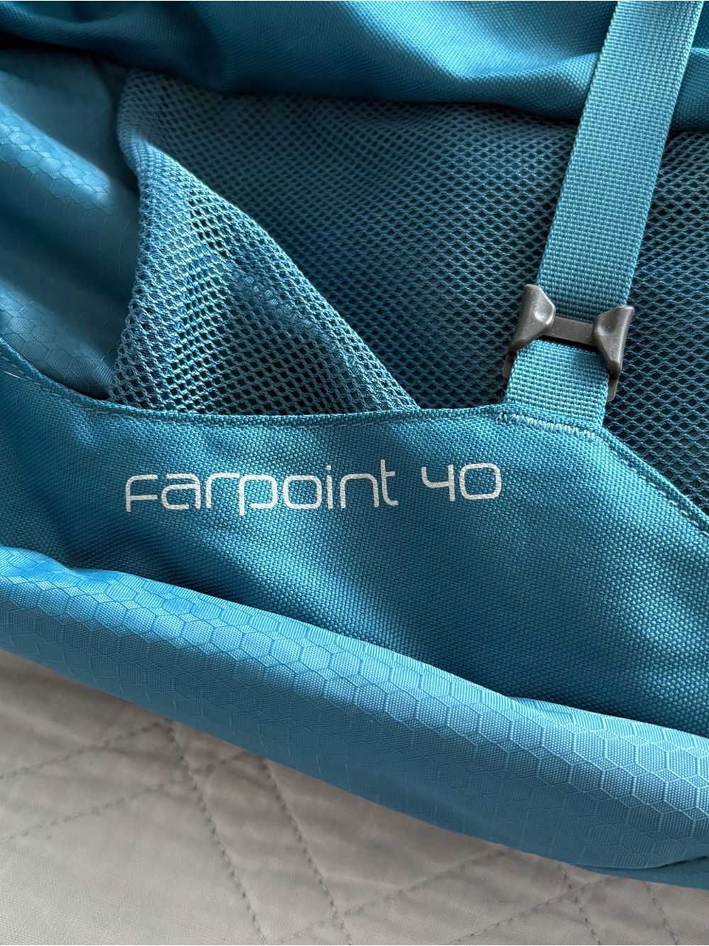 OSPREY Farpoint 40L Blue Travel Backpack Carry On - Picture 3 of 7